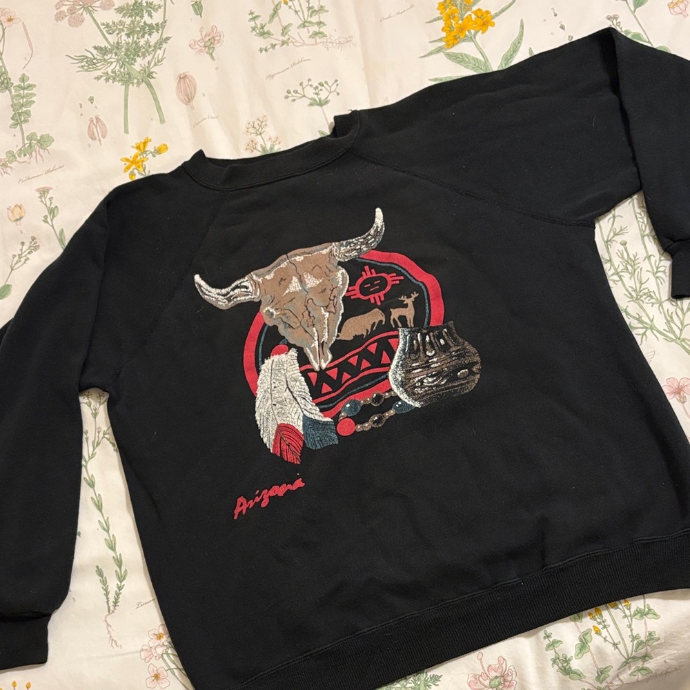 Black Graphic Arizona Sweatershirt